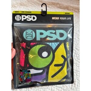 PSD Underwear Mens Core Standard Boxer Briefs Medium Multi Color Anatomy